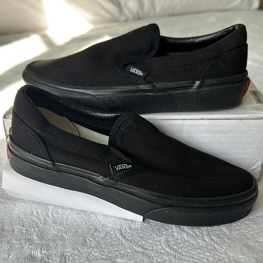 Vans Kid’s Black Slip-On Shoes